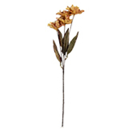 Floare artificiala galbena verde 8x5x60 cm 