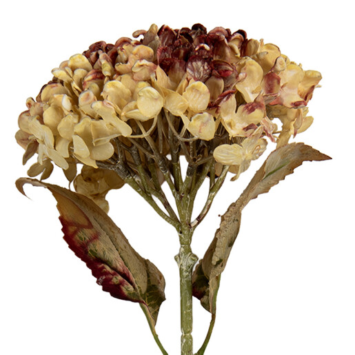 Hortensie artificiala roz verde 15x15x47 cm