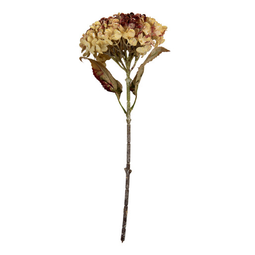 Hortensie artificiala roz verde 15x15x47 cm