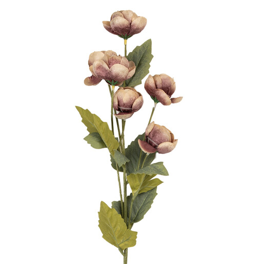 Flori artificiale violet verzi 10x10x63 cm