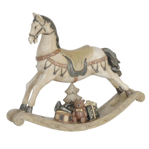 Figurina Calut pe balansoar din polirasina 22 cm x 5 cm x 19 h