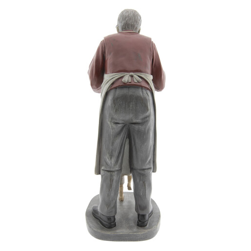 Figurina Pinochio si Gepeto polirasina multicolora 16x14x36 cm
