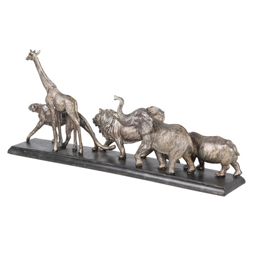 Figurina Animale polirasina aurie neagra 51x10x22 cm