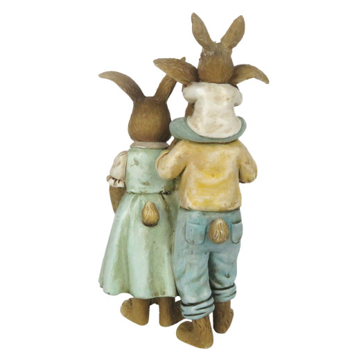Figurine Iepurasi Paste din polirasina 8x6x15 cm
