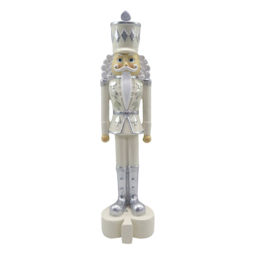 Figurina Spargatorul de Nuci polirasina bej 9x9x35 cm