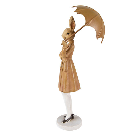 Figurina Iepuras Paste Girl din polirasina 10x10x28 cm
