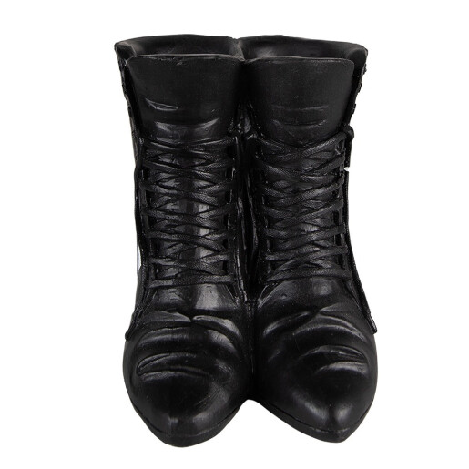 Decoratiune Cizme polirasina alba neagra 15x12x15 cm