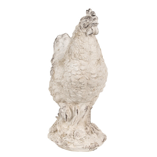 Figurina Gaina polirasina bej vintage 21x12x26 cm