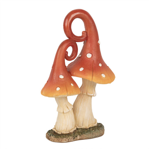 Figurina Ciupercute polirasina multicolora 8x6x17 cm