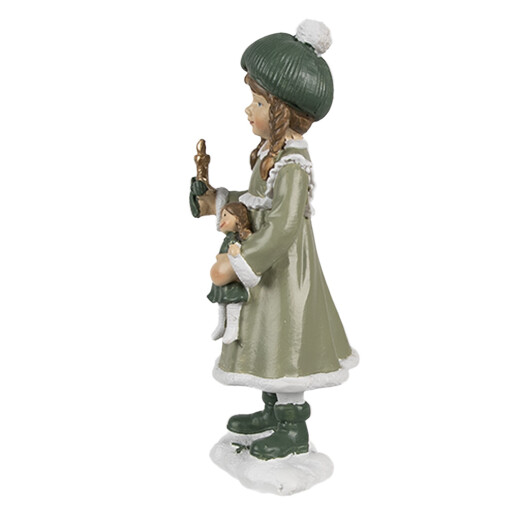Figurina Fetita polirasina multicolora 5x5x13 cm