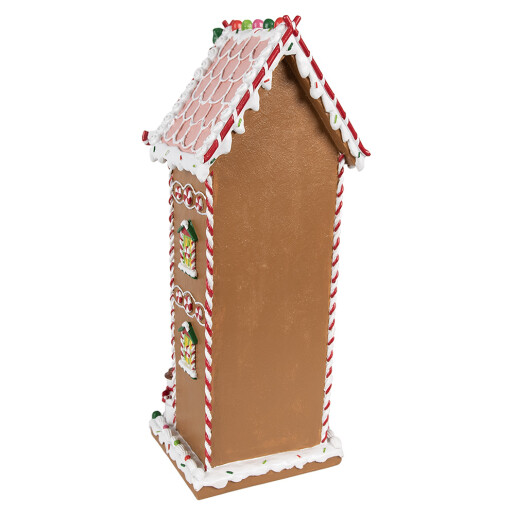 Casuta Turta Dulce polirasina multicolora 17x14x40 cm