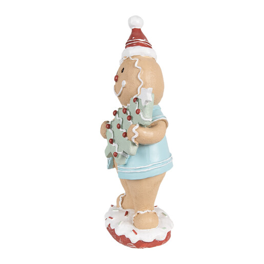 Figurina Turta Dulce polirasina multicolora 11x8x25 cm
