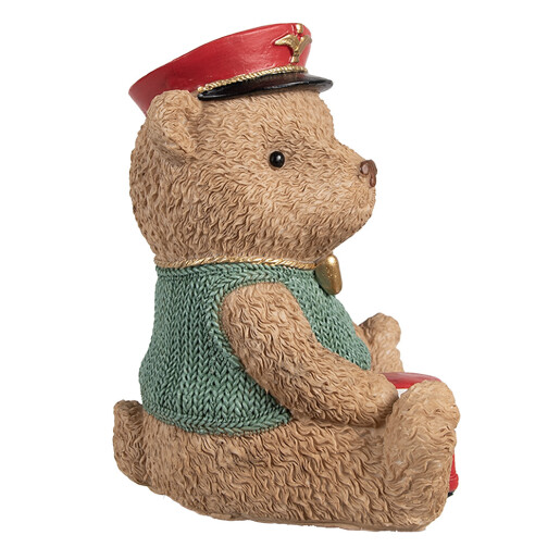 Figurina Ursulet polirasina multicolora 15x13x19 cm