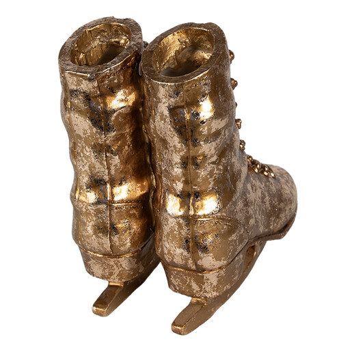 Decoratiune Patine polirasina aurie 15x12x17 cm