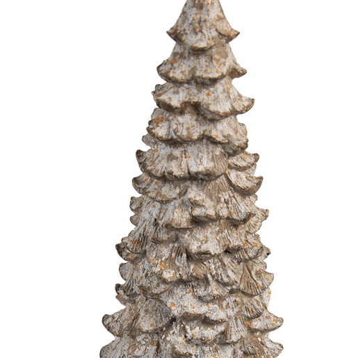 Brad Craciun polirasina alba maro 13x30 cm