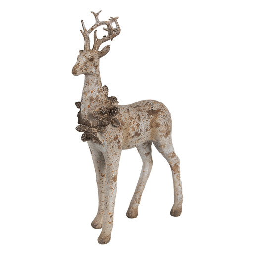 Set 2 figurine Reni polirasina maro 12x5x20 cm, 12x5x12 cm