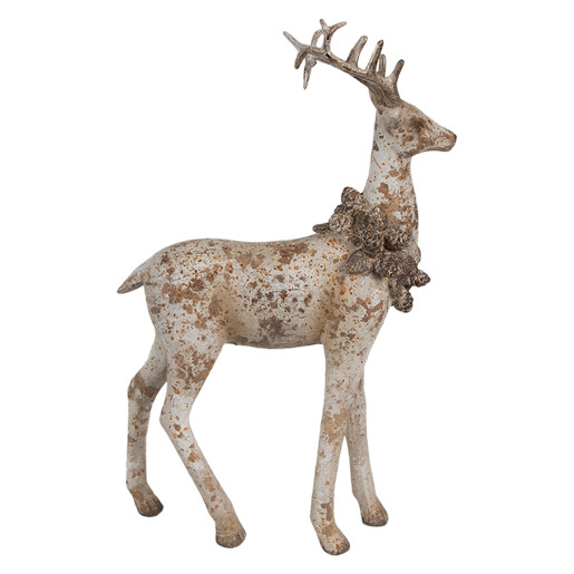 Set 2 figurine Reni polirasina maro 12x5x20 cm, 12x5x12 cm
