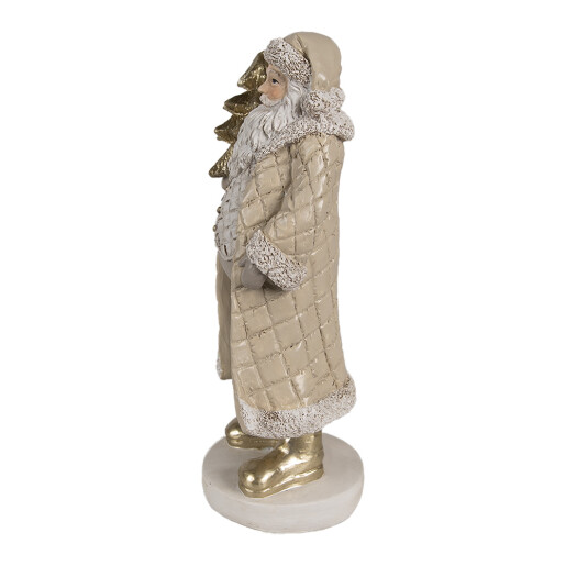 Figurina Mos Craciun polirasina multicolora 10x8x21 cm