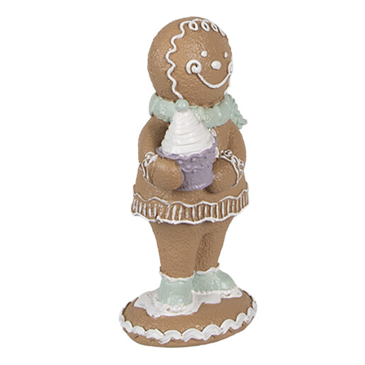 Figurina Turta Dulce polirasina multicolora 6x4x11 cm