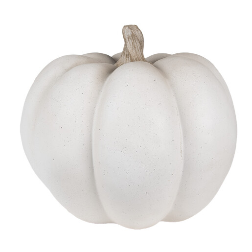 Dovleac decorativ polirasina gri 31x27 cm