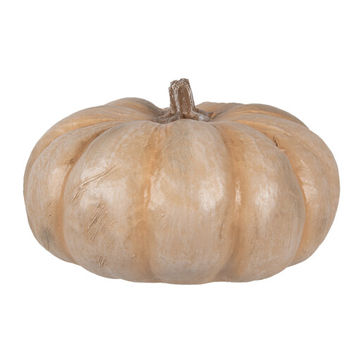 Dovleac decorativ polirasina bej 22x13 cm