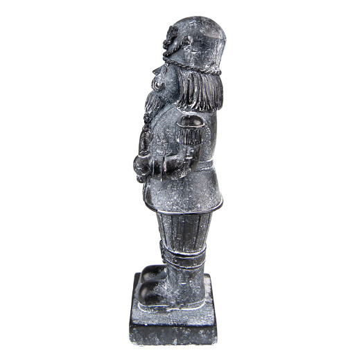 Figurina Spargatorul de Nuci polirasina gri 9x6x21 cm
