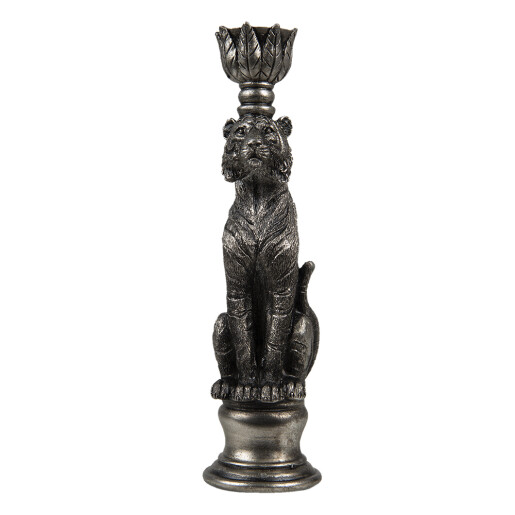 Sfesnic polirasina argintie Tigru 8x7x25 cm