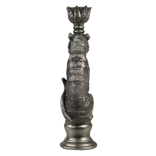 Sfesnic polirasina argintie Tigru 8x7x25 cm