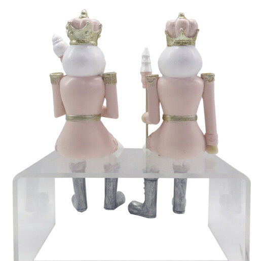 Set 2 figurine Spargatorul de Nuci polirasina 6x6x21 cm
