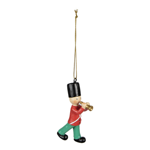 Set 3 ornamente brad Soldat 4x2x8 cm