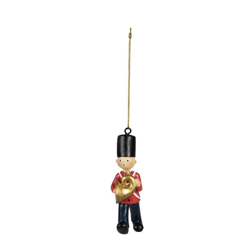 Set 12 ornamente polirasina Soldat 4x2x8 cm
