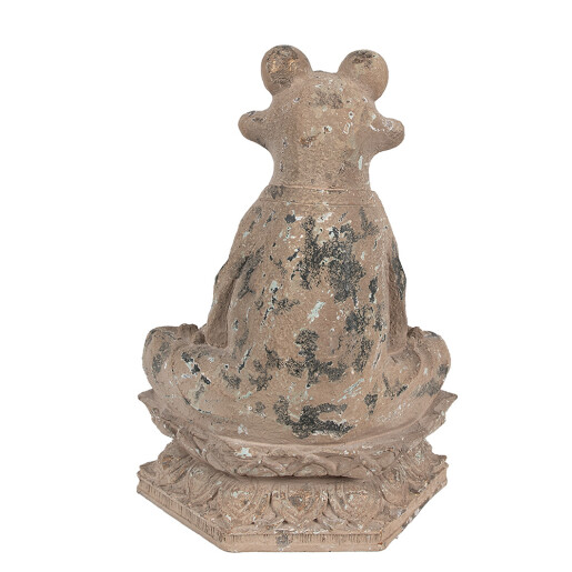 Figurina Broscuta polirasina maro 27x17x37 cm