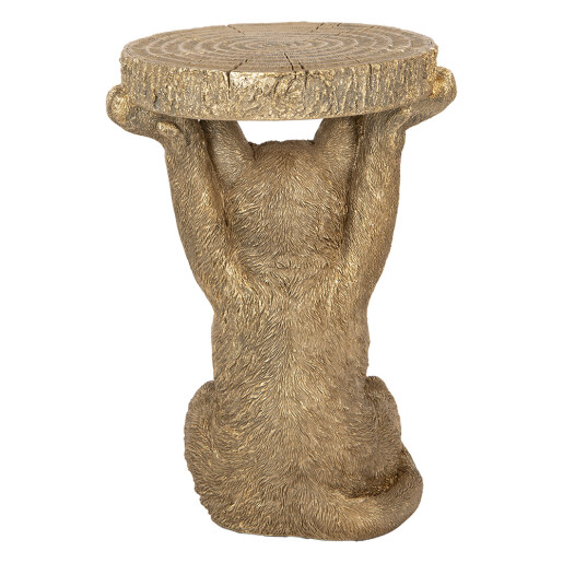 Masuta Pisicuta polirasina aurie 25x23x36 cm