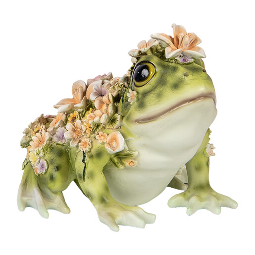 Figurina Broscuta polirasina multicolora 24x21x19 cm