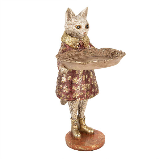 Figurina Pisicuta polirasina multicolora 16x14x27 cm