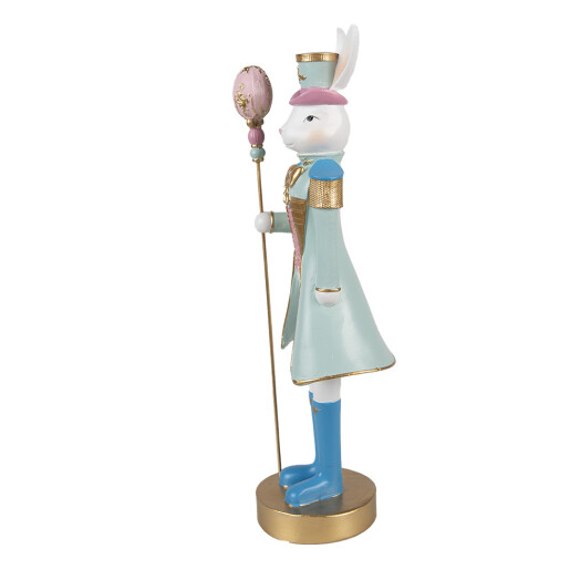 Figurina Iepuras Paste polirasina multicolora 10x9x31 cm