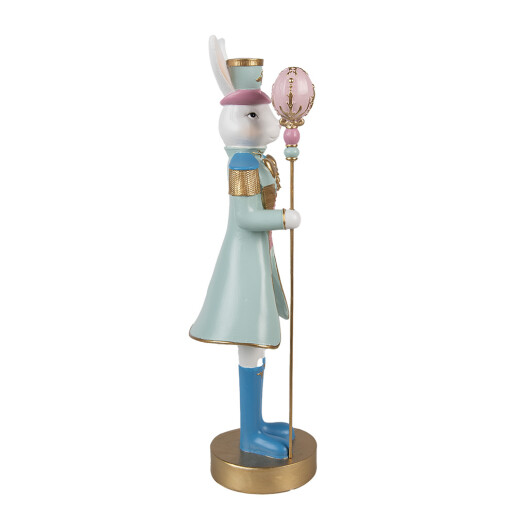 Figurina Iepuras Paste polirasina multicolora 10x9x31 cm
