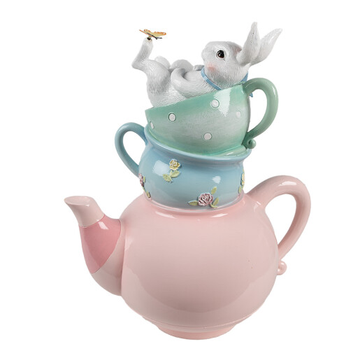 Decoratiune Paste polirasina multicolora 28x19x34 cm