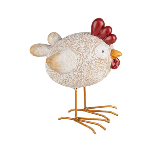 Figurina Gaina polirasina multicolora 14x9x15 cm