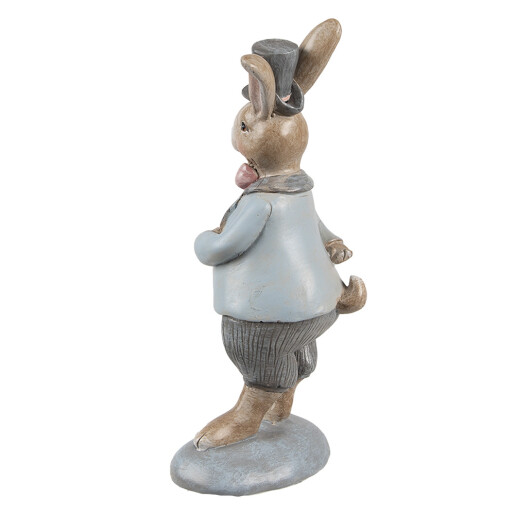 Figurina Iepuras Paste polirasina multicolora 8x7x19 cm