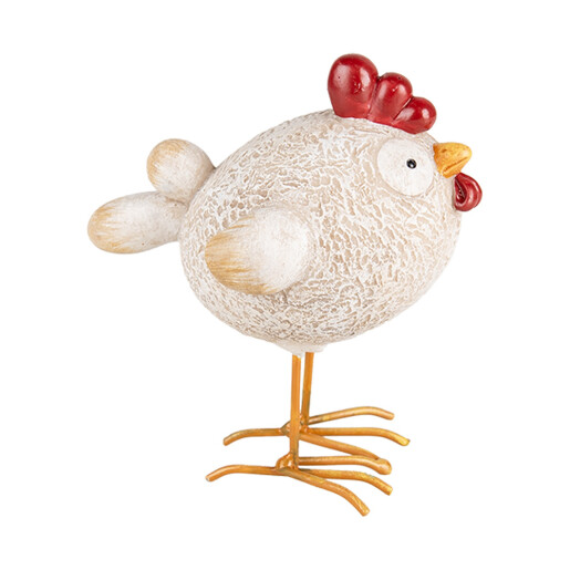 Figurina Gaina polirasina multicolora 10x6x11 cm