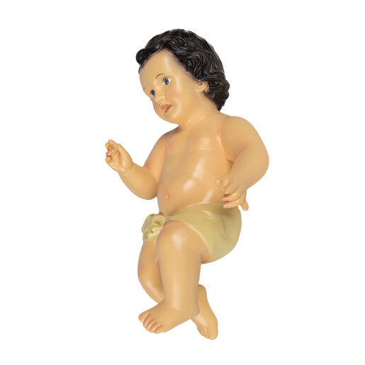 Figurina Pruncul Isus polirasina multicolora 20x15x37 cm