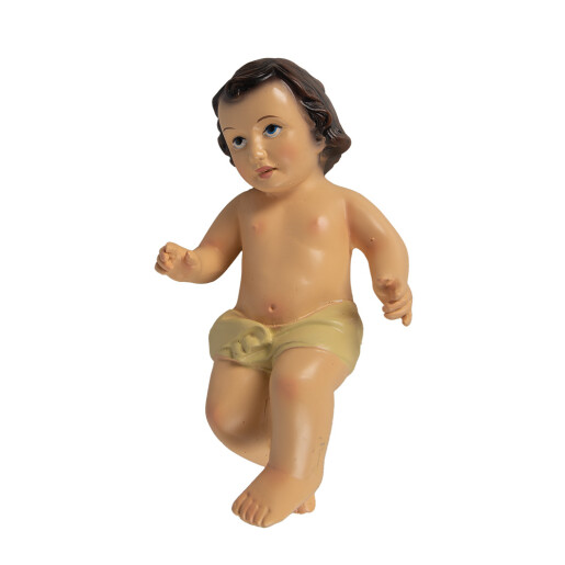 Figurina Pruncul Isus polirasina multicolora 11x8x20 cm