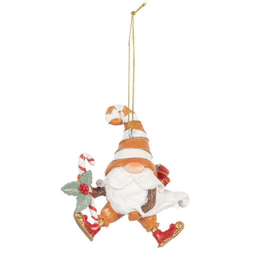 Ornament brad Craciun Inghetata polirasina 8x4x10 cm