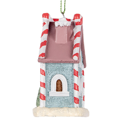 Set 2 ornamente brad Craciun Casuta Turta Dulce multicolora 6x4x8 cm Set 2 ornamente brad Craciun Casuta Turta Dulce multicolora 6x4x8 cm