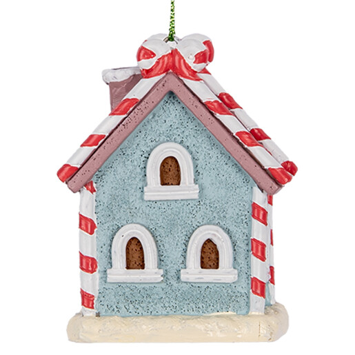 Set 2 ornamente brad Craciun Casuta Turta Dulce multicolora 6x4x8 cm Set 2 ornamente brad Craciun Casuta Turta Dulce multicolora 6x4x8 cm