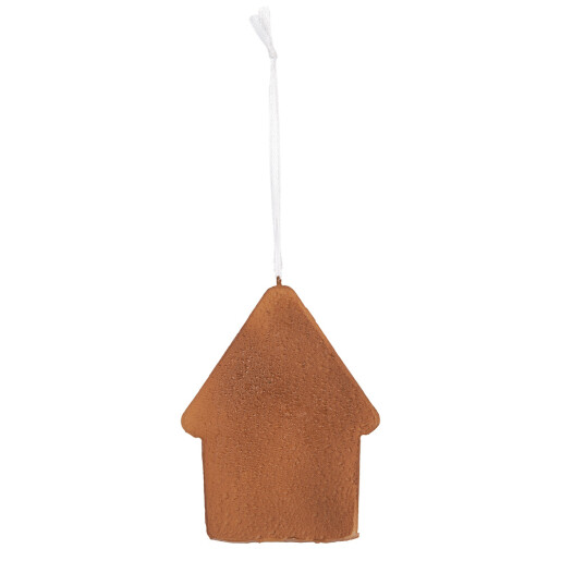 Set 2 ornamente brad Casuta Turta Dulce multicolora  8x1x10 cm