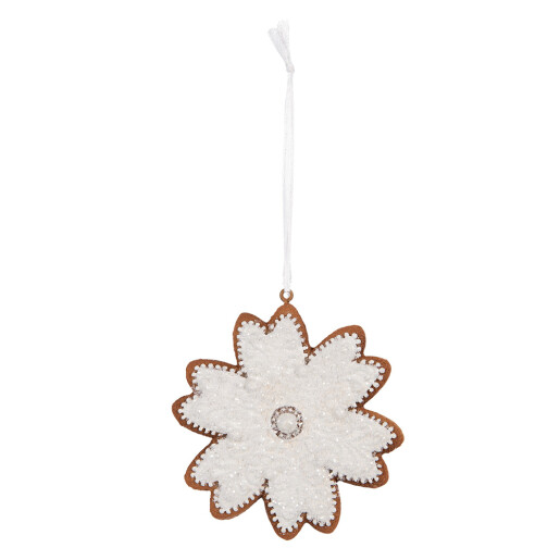 Set 2 ornamente Fulg Zapada Craciun 9x1x10 cm