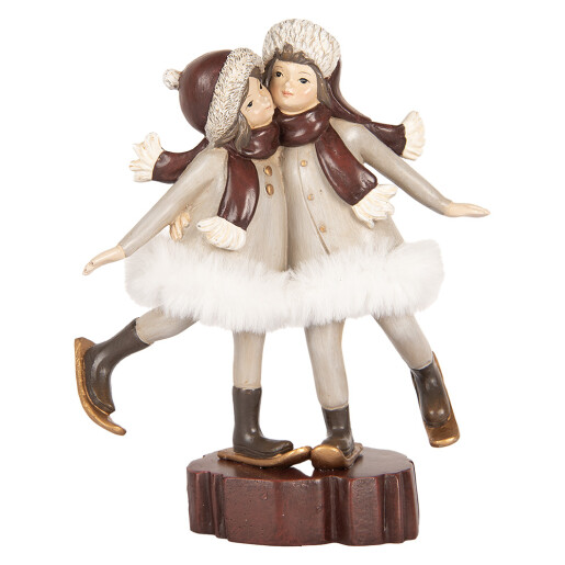 Figurina Fetite polirasina multicolora 15x7x18 cm