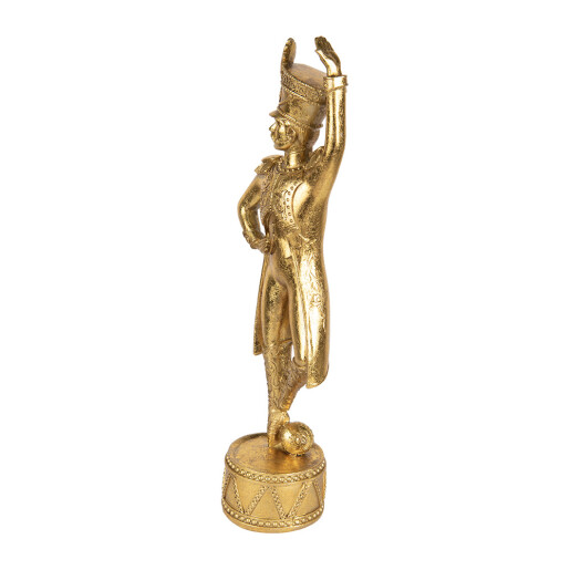 Figurina Spargatorul de Nuci polirasina aurie 14x10x45 cm